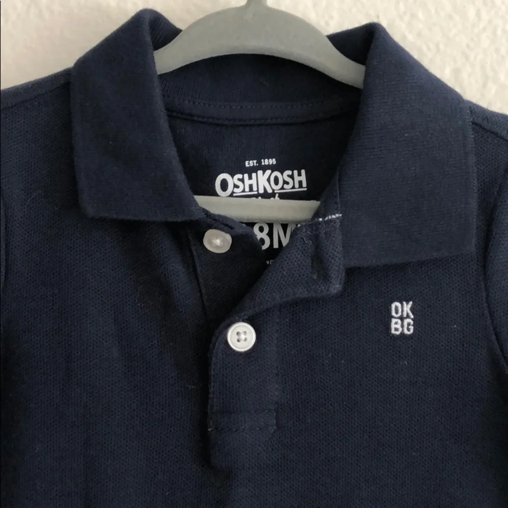 NWT OshKosh B’Gosh Navy Polo Onesie